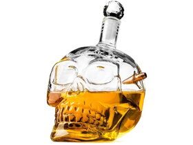 Totenkopf Glaskaraffe II