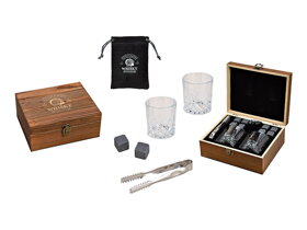 Whisky Geschenkset für 2 Personen in Holzbox
