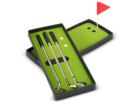 Schreibtischspiel Golf mit 3 Kugelschreiber
