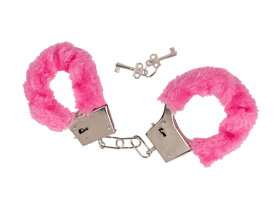 Plüsch-Handschellen - rosa