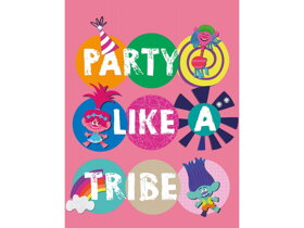 Kinderdecke Trolls, pink