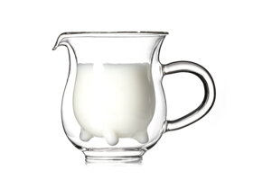 Doppelwandige Milchtasse Kuh Euter Form