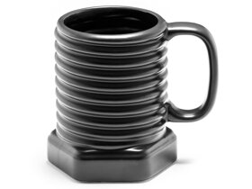Becher in Schraubenform - schwarz
