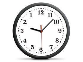 Rückwärtsuhr Wanduhr