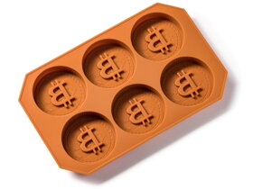 Silikonform für Eiswürfel und Schokolade Bitcoin