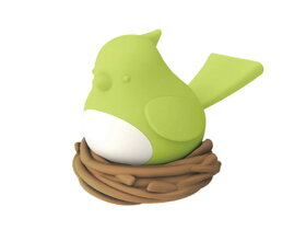 Eigelbtrenner Vögelchen im Nest