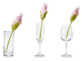 Serviettenhalter in Blumenform 8er Set