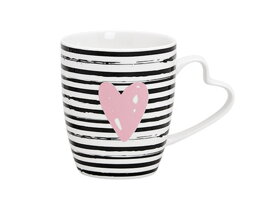 Kaffeetasse mit Herzgriff für Verliebte