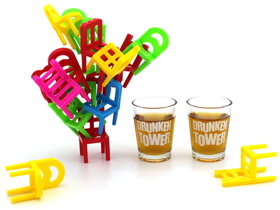 Trinkspiel Drunken Tower Stühle