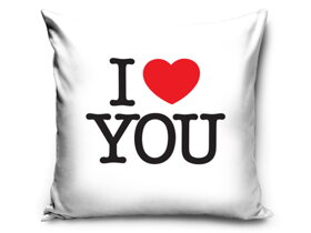 Romantisches Kissen I Love You