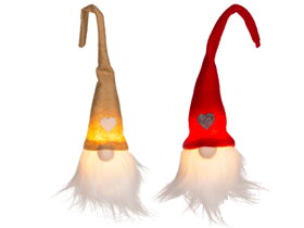 Kleiner Weihnachtswichtel mit LED-Licht II