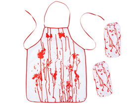 Bloody Apron with Arm Sleeves