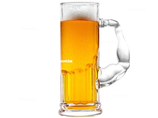 Bierglas für starke Männer