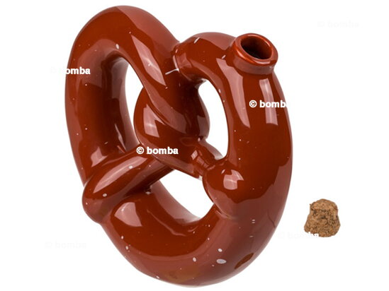 Flachmann in Brezelform