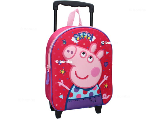 Rucksack Trolley Peppa Pig Friends 3D