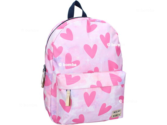 Rucksack für Mädchen Milky Kiss mit Herzchen