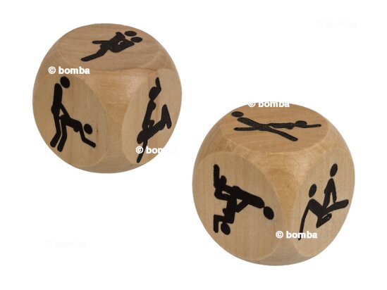 Holzwürfel Kamasutra klein