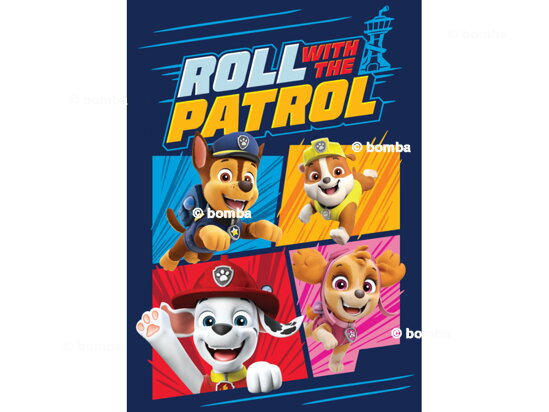 Blaue Kinderdecke Paw Patrol
