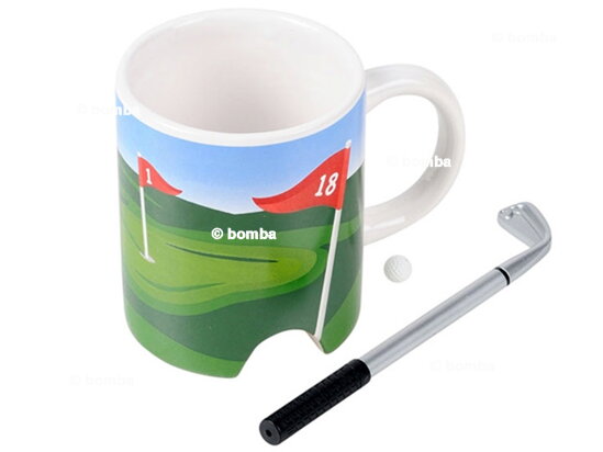 Kaffeebecher für Golffans