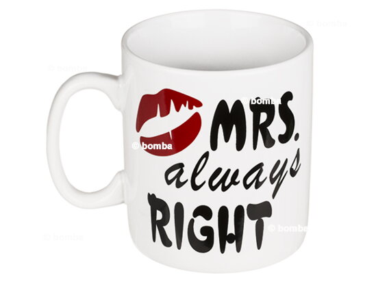 Maxi Kaffeebecher Mrs. Always Right