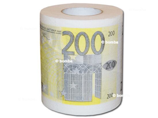 Toilettenpapier 200 Euro