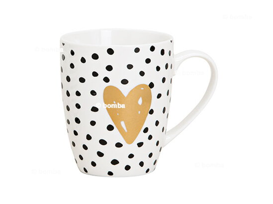 Kaffeetasse mit Herzmotiv für Verliebte II