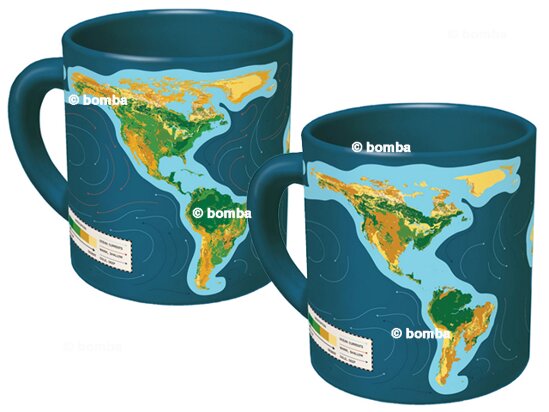 Klimawandel Kaffeebecher mit Wärmeeffekt