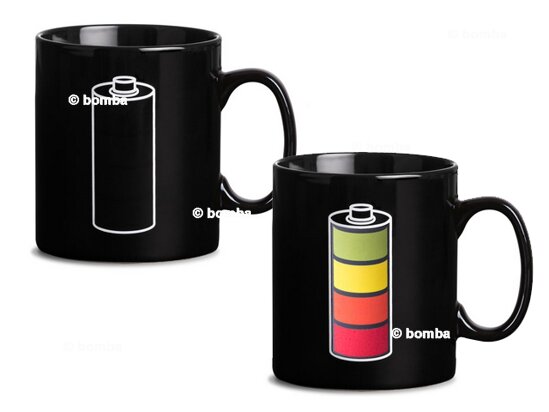 Magischer Maxi-Kaffeebecher mit Batterie