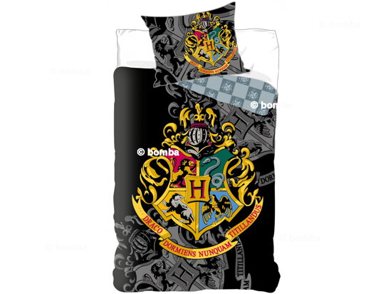 Bettwäsche Harry Potter mit Hogwarts-Logo