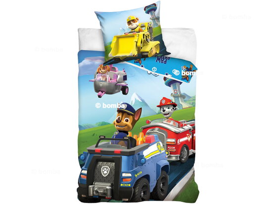 Kinderbettwäsche Paw Patrol Transportation