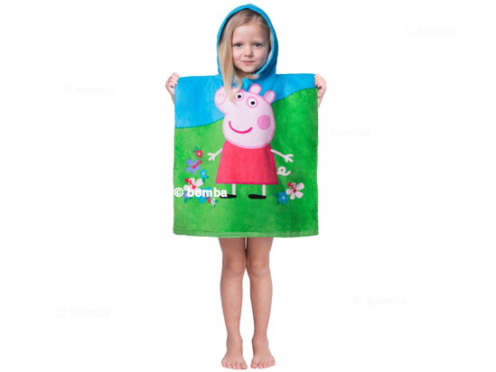 Badeponcho für Kinder Peppa Wutz