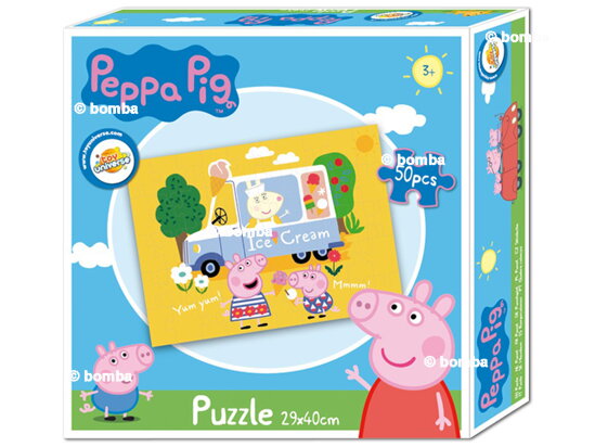 Puzzle Peppa Pig Ice Cream - 50 Teile