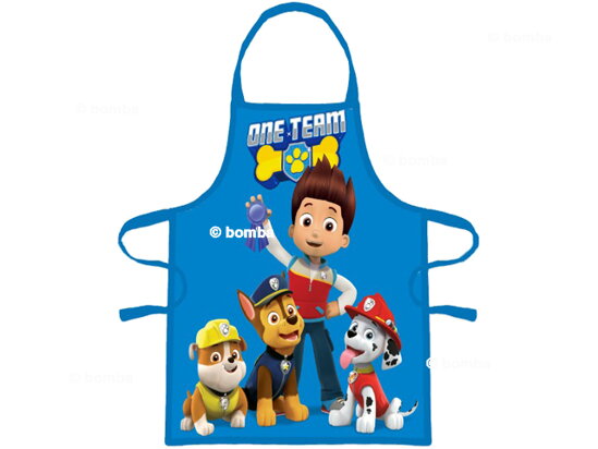 Kinderschürze mit Kochmütze Paw Patrol One Team