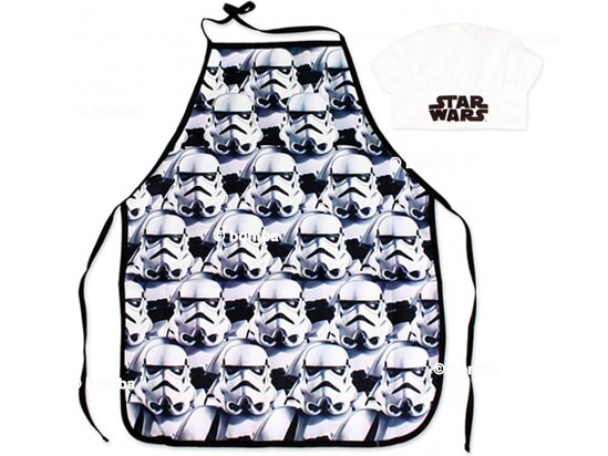 Kinderschürze mit Kochmütze Star Wars