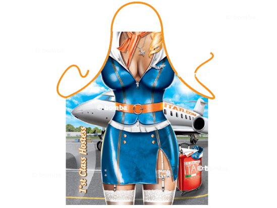 Schürze Stewardess