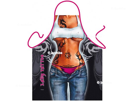 Schürze Lady Tattoo